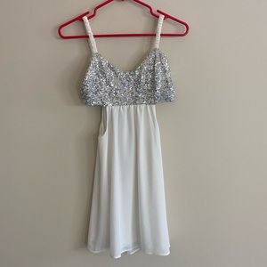 Sequin babydoll dress